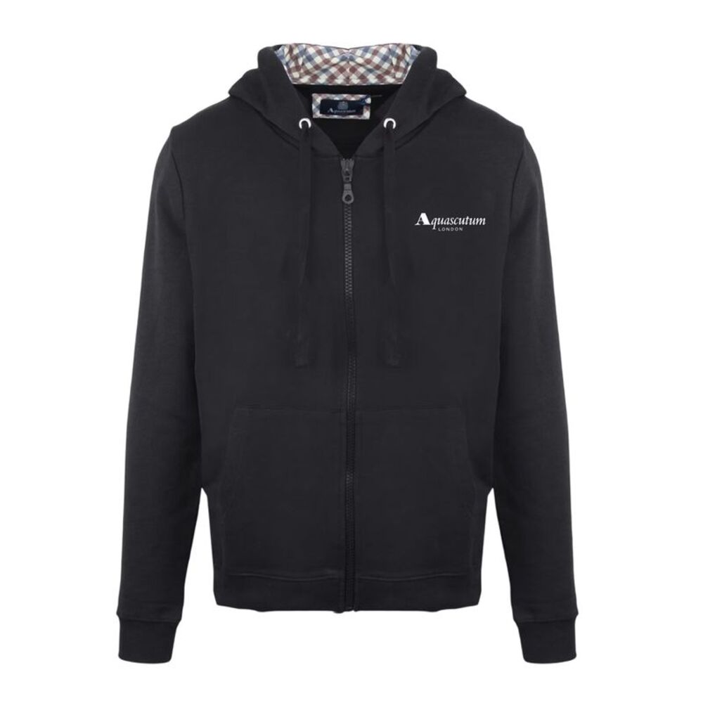 Aquascutum Mens Casual Hoodie / Black